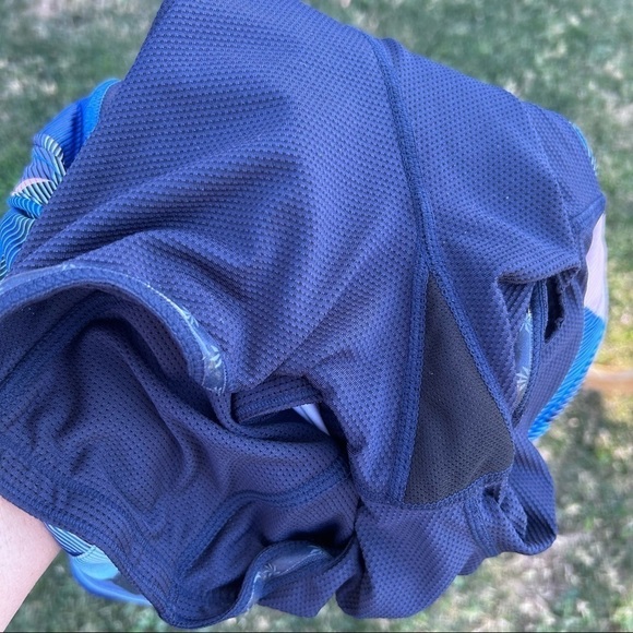 Athleta Blue Electric Geo Sport Skirt Skort Size Small - Picture 5 of 6